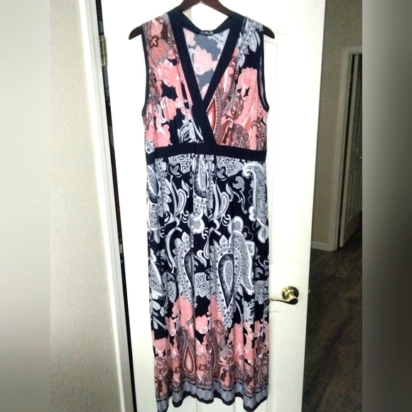 Elie McCarthy woman maxi dress size 2X - Picture 1 of 6